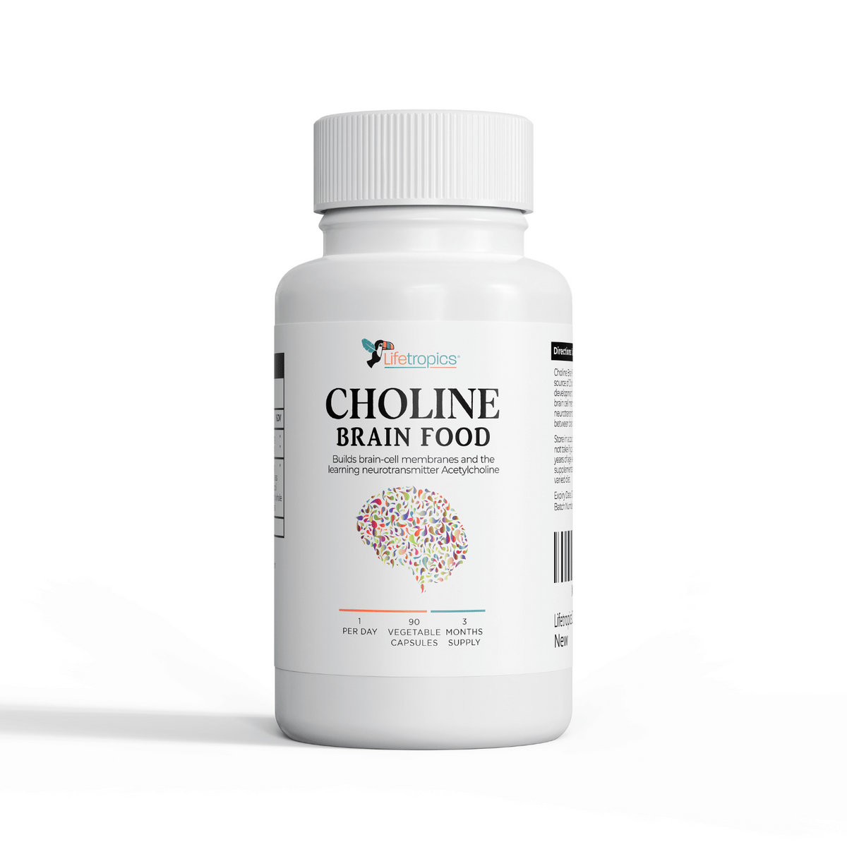 Choline Lettering Choline Brain Food – Alpha GPC + DHA | Lifetropics