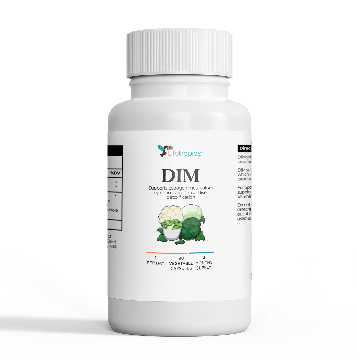 Liquid Dim 4 Science-Backed Benefits of DIM (Diindolylmethane) - Lifetropics