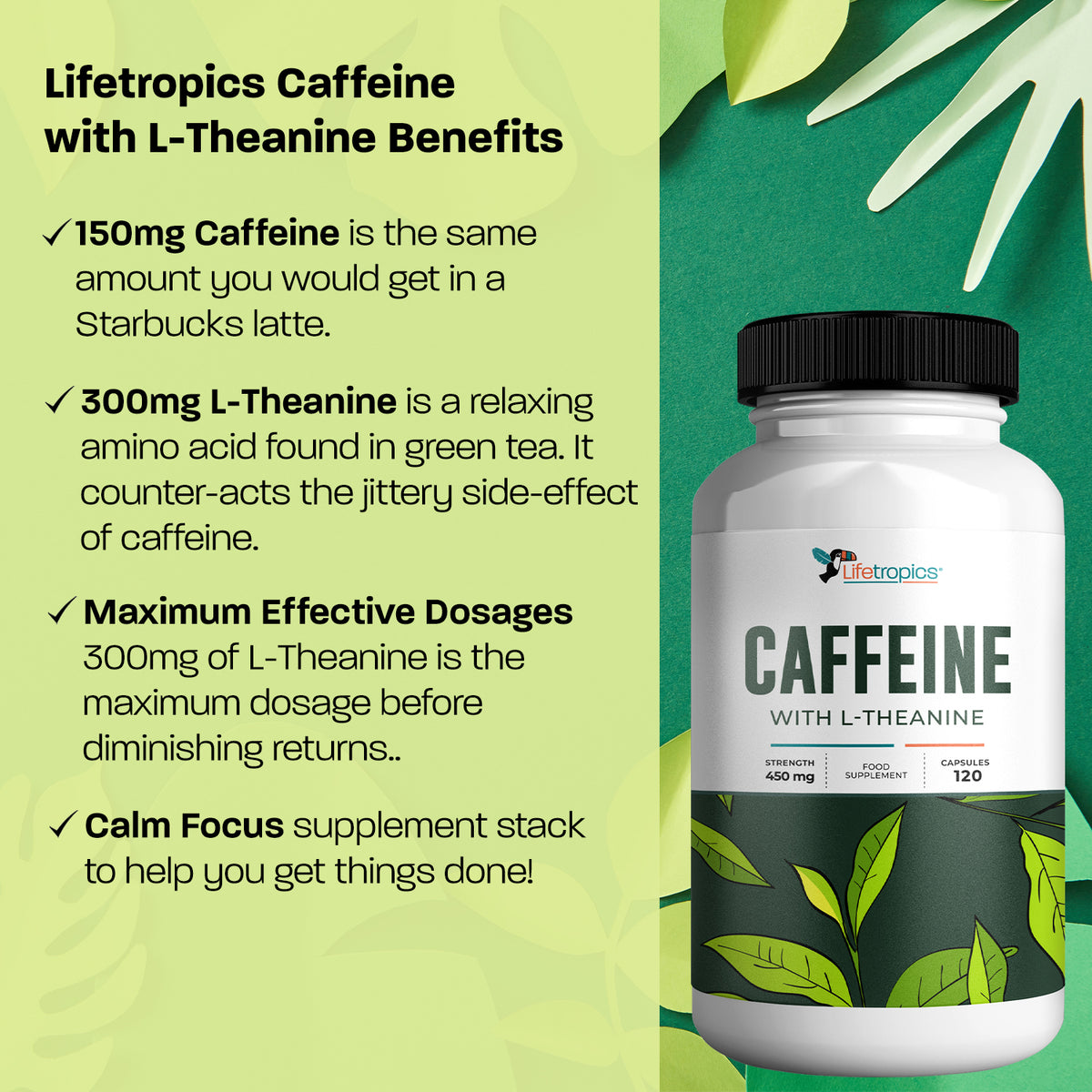 Caffeine and L-Theanine