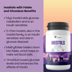 Myo Inositol 1000mg With Folate & Chromium