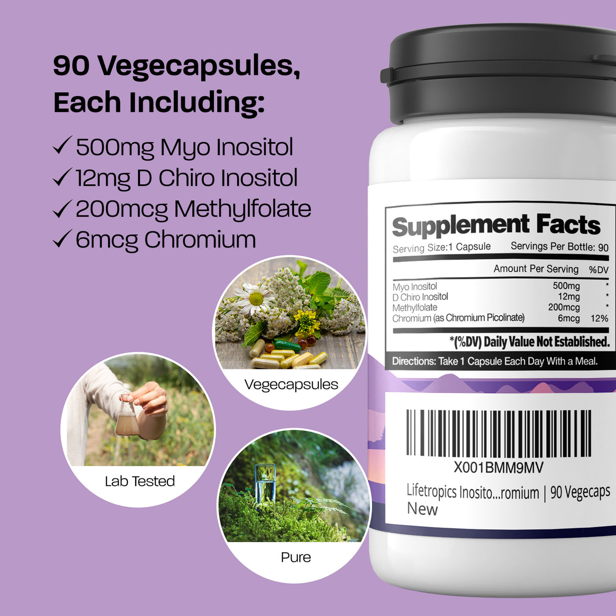 Inositols with Folate and Chromium
