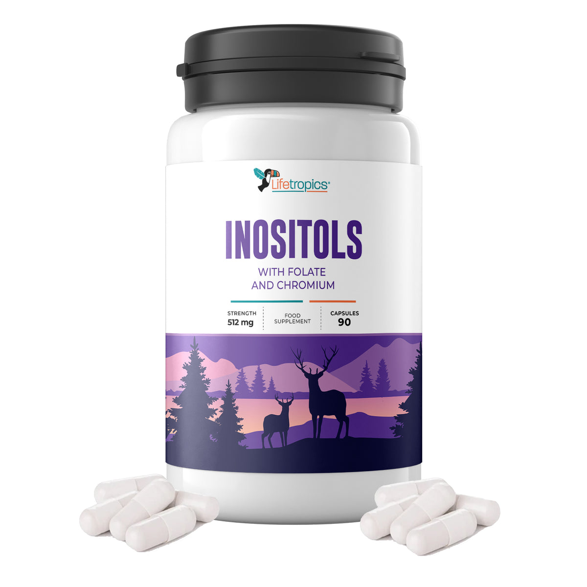 Inositols with Folate and Chromium