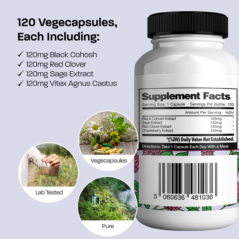 Lifetropics Meno Complex Black Cohosh, Red Clover, Chasteberry, Sage