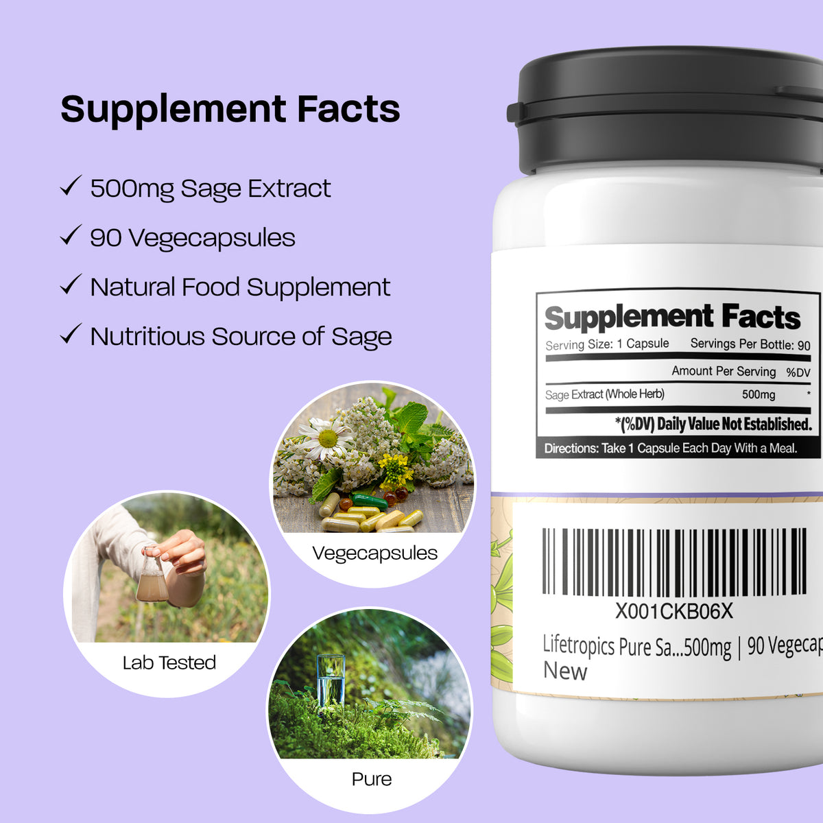 Pure Sage Leaf Extract