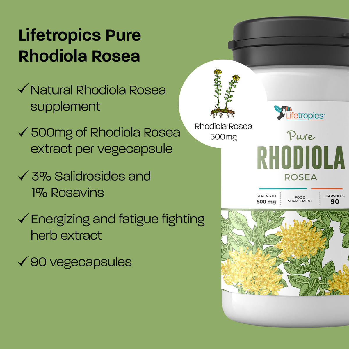 Pure Rhodiola Rosea