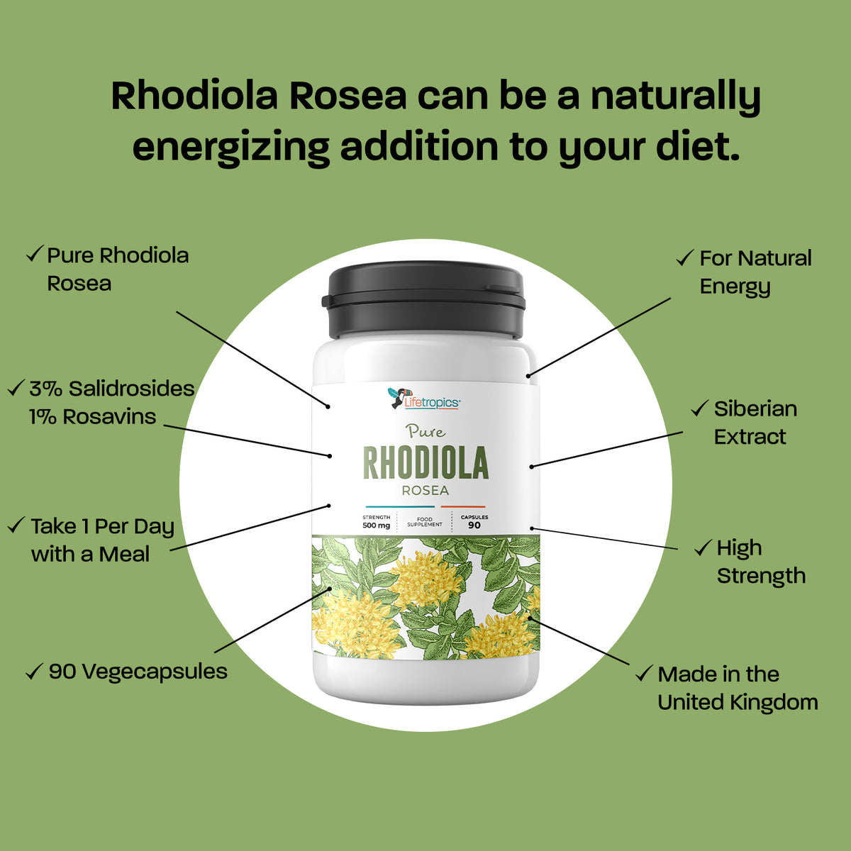 Pure Rhodiola Rosea